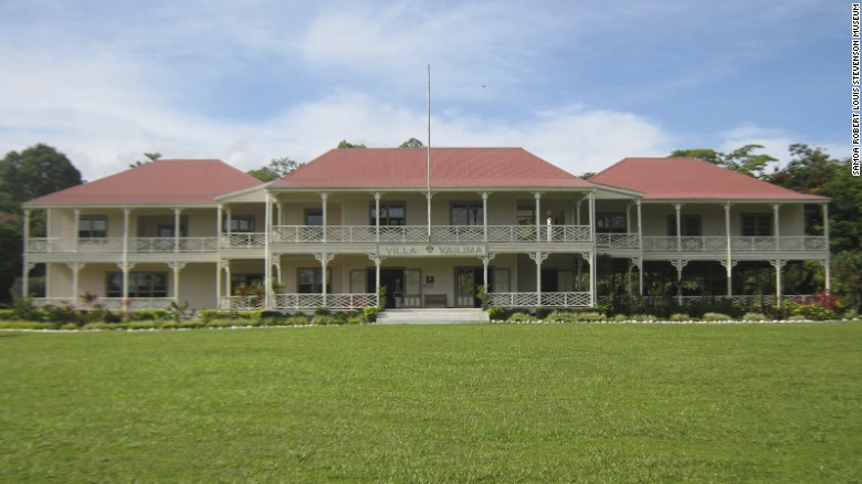 The museum recreates Steveson's home during his stay at Vailima.